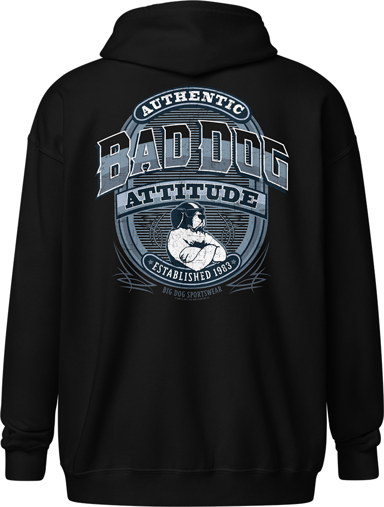 ATTITUDE SINCE 83 GRAPHIC FULL ZIP HOODIE