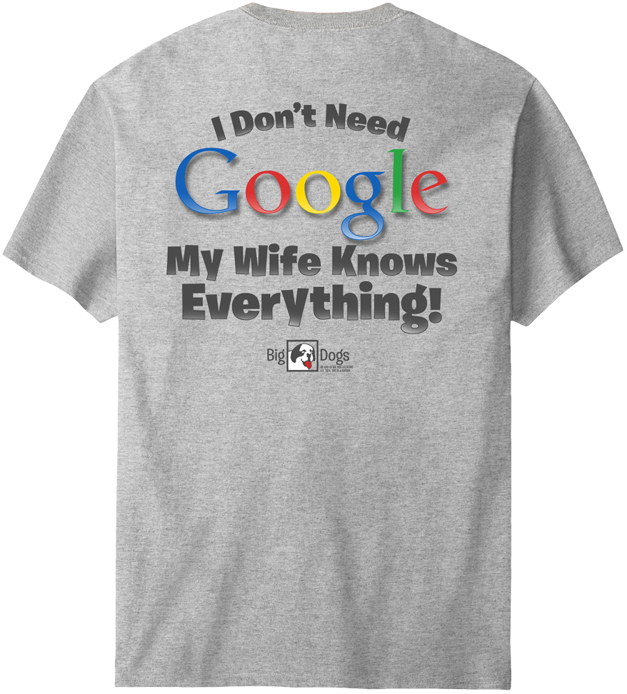 I Do Not Need Google T-Shirt