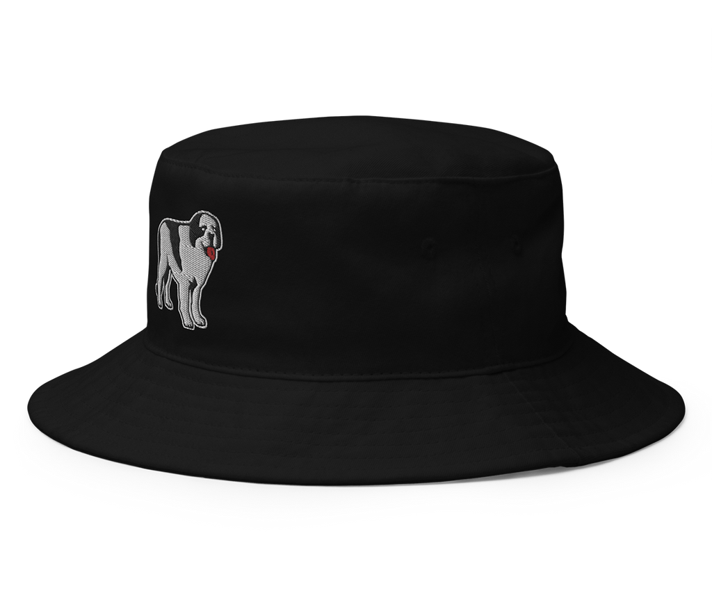 Pets Black Logo Bucket Hat