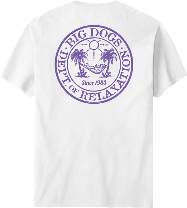 Relaxation Badge Purple T-shirt