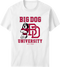 Bd University Red Gray T-shirt