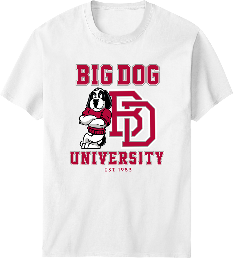 Bd University Red Gray T-shirt