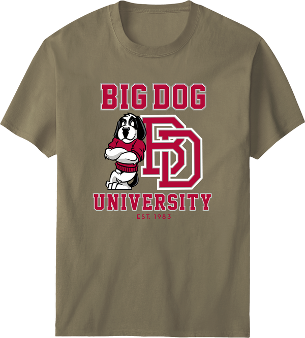 Bd University Red Gray T-shirt