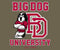 Bd University Red Gray T-shirt