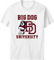 Bd University Burgundy Gold T-shirt