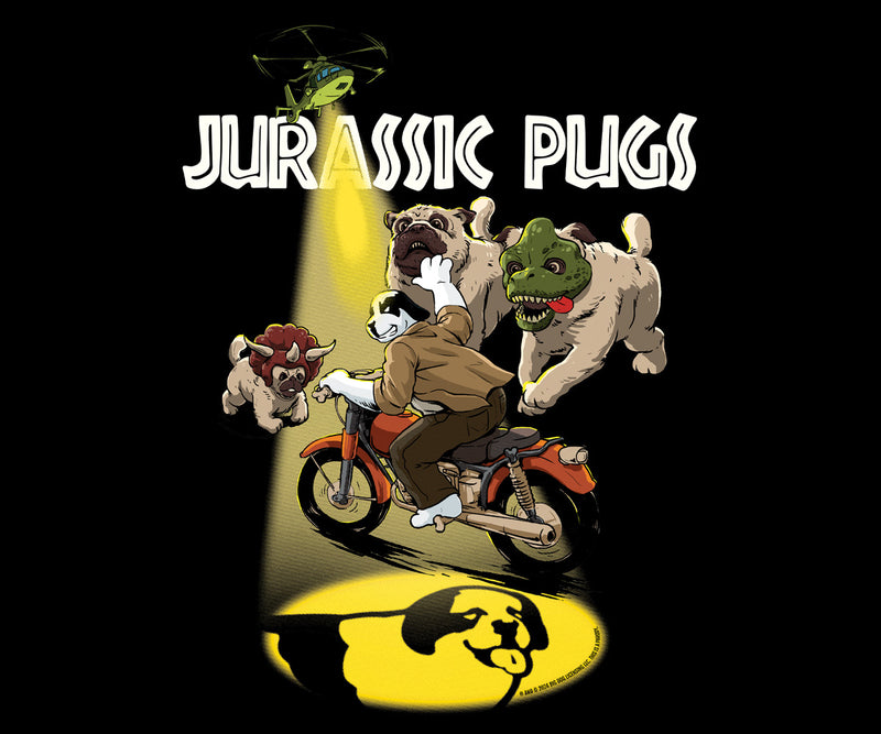 Jurassic Pugs T-shirt