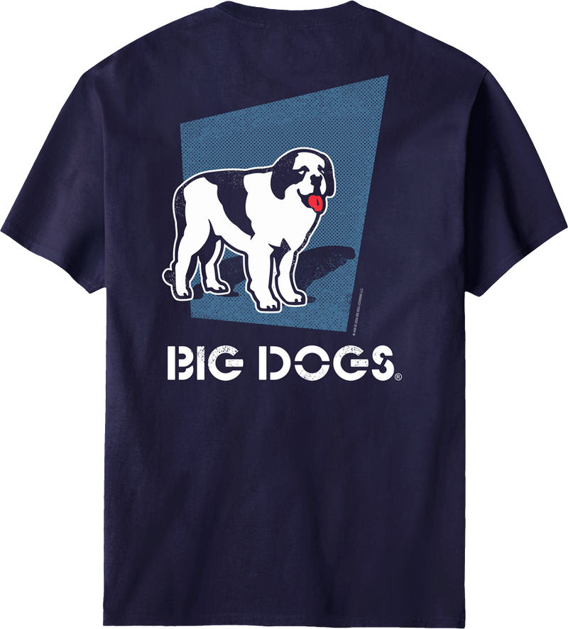 Big Dog Logo Retro T-shirt