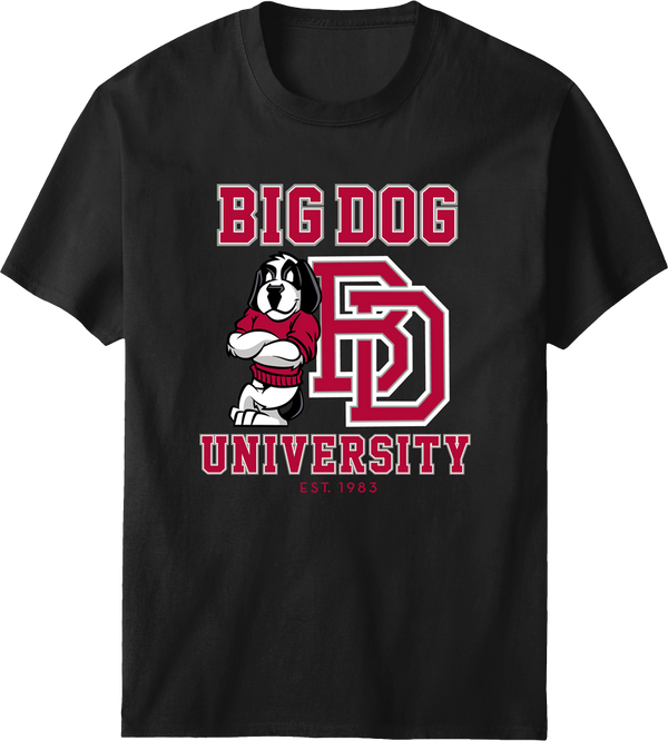 Bd University Red Gray T-shirt