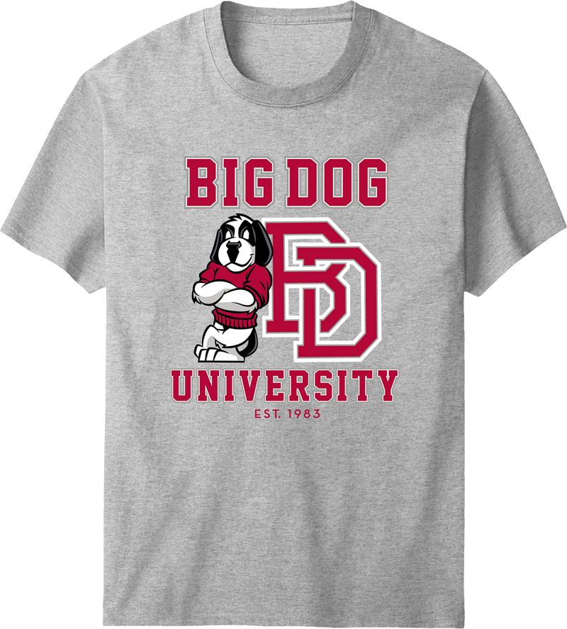 Bd University Red Gray T-shirt