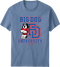 Bd University Red Blue T-shirt