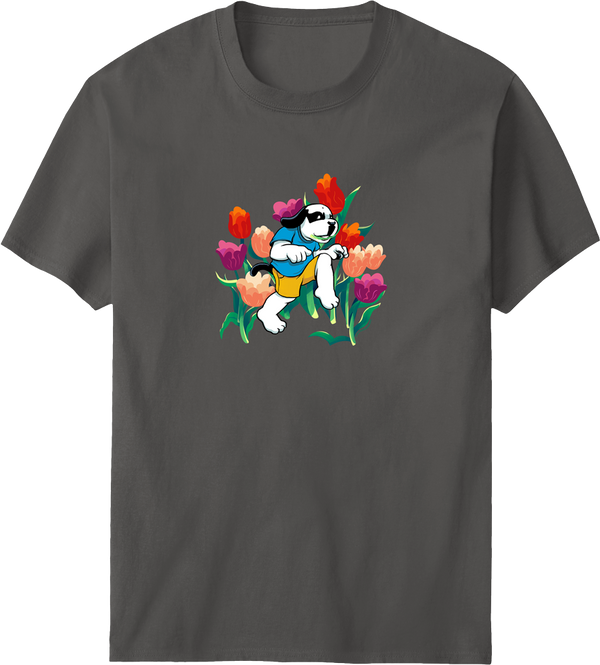 Tulip Dog T-shirt