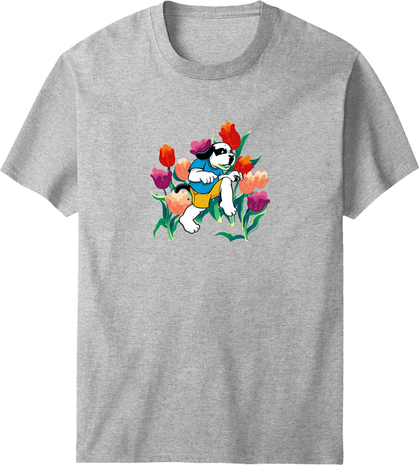 Tulip Dog T-shirt