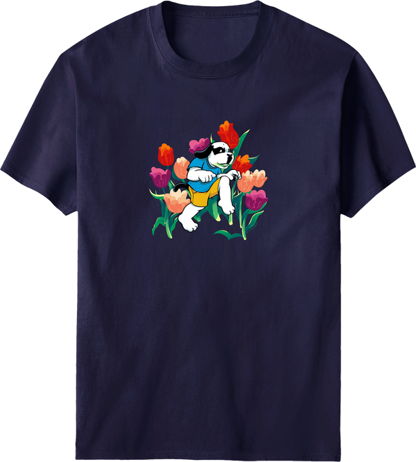 Tulip Dog T-shirt