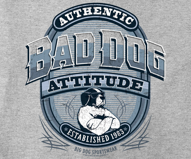 BAD DOG ATTITUDE SINCE 83 LONG SLEEVE T-SHIRT