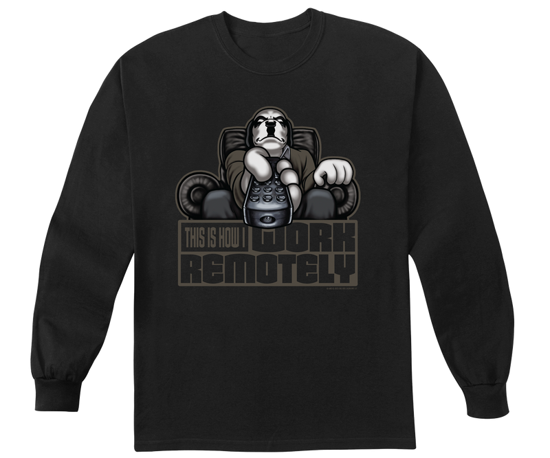 Work Remotely Long Sleeve T-shirt