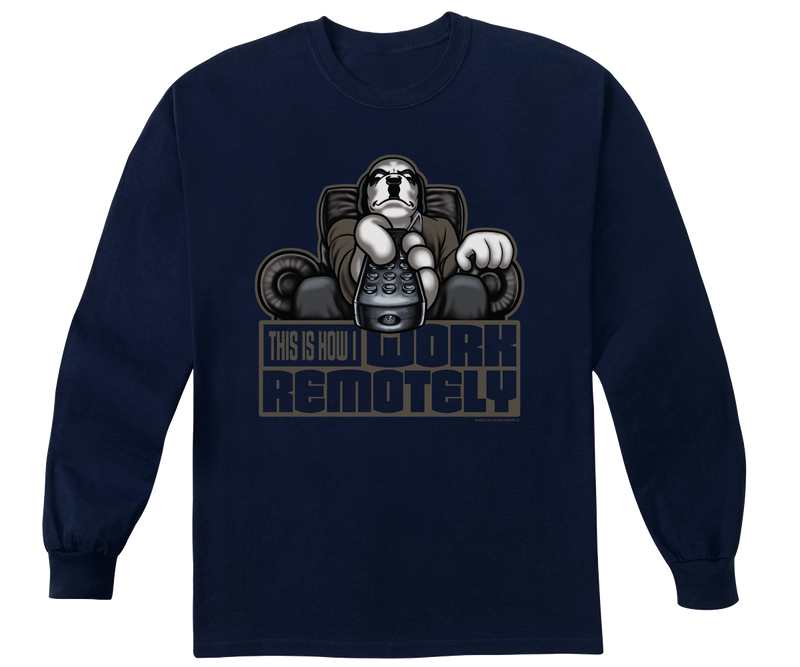 Work Remotely Long Sleeve T-shirt