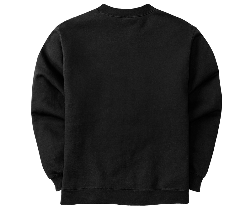 French Terry Fleece Embroidered Crew