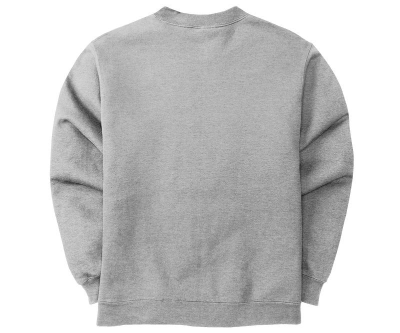 French Terry Fleece Embroidered Crew