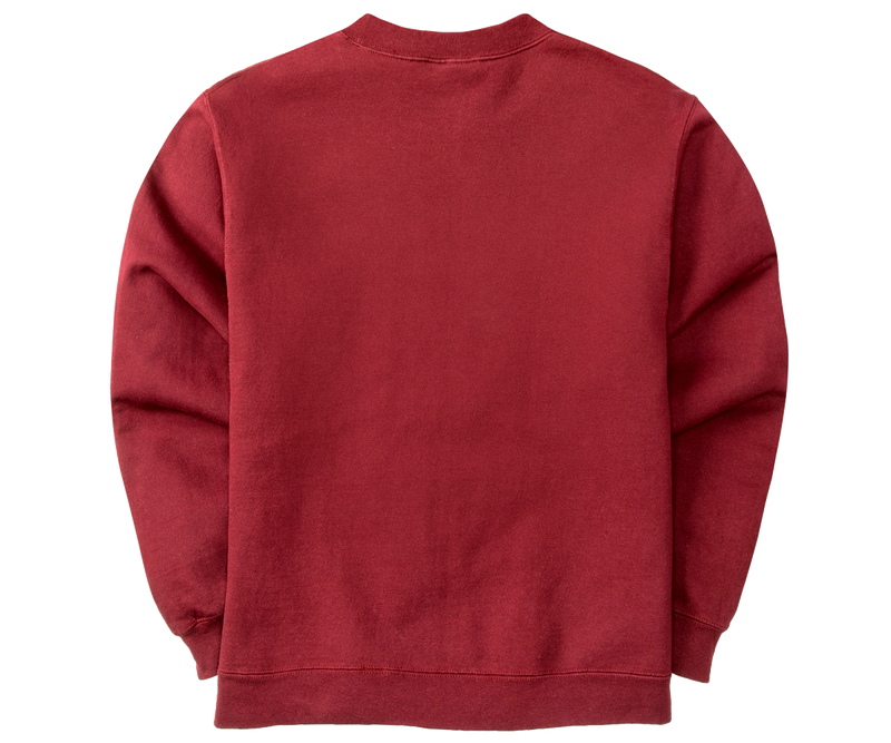 French Terry Fleece Embroidered Crew