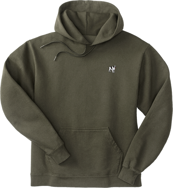 French Terry Fleece Embroidered Hoodie