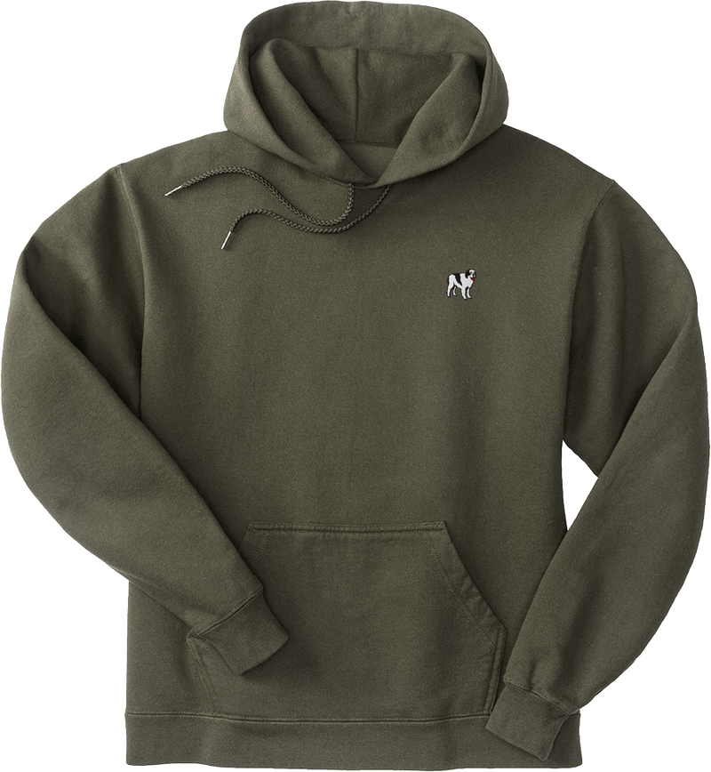 French Terry Fleece Embroidered Hoodie