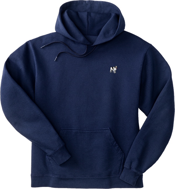 French Terry Fleece Embroidered Hoodie