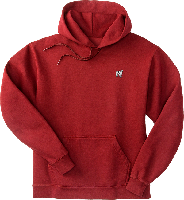 French Terry Fleece Embroidered Hoodie