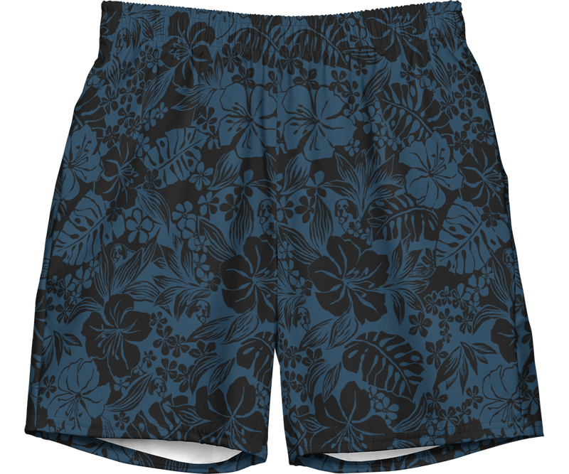 Tonal Hibiscus Swim Trunks