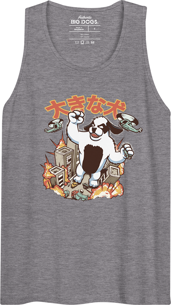 Kaiju Dog premium tank top