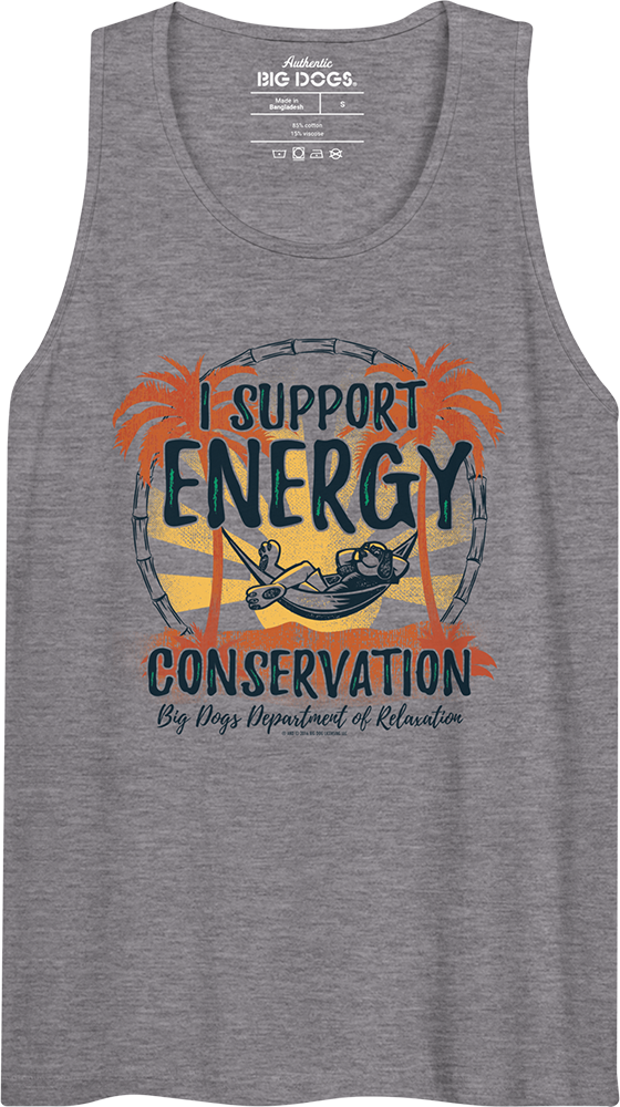 Energy Conservation premium tank top