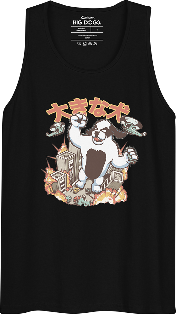 Kaiju Dog premium tank top