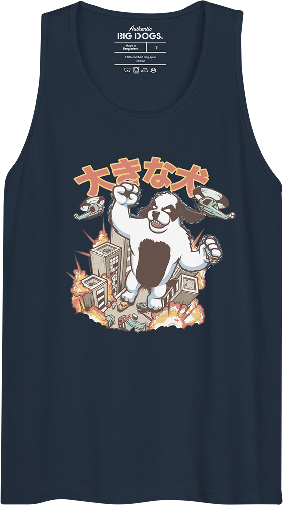 Kaiju Dog premium tank top