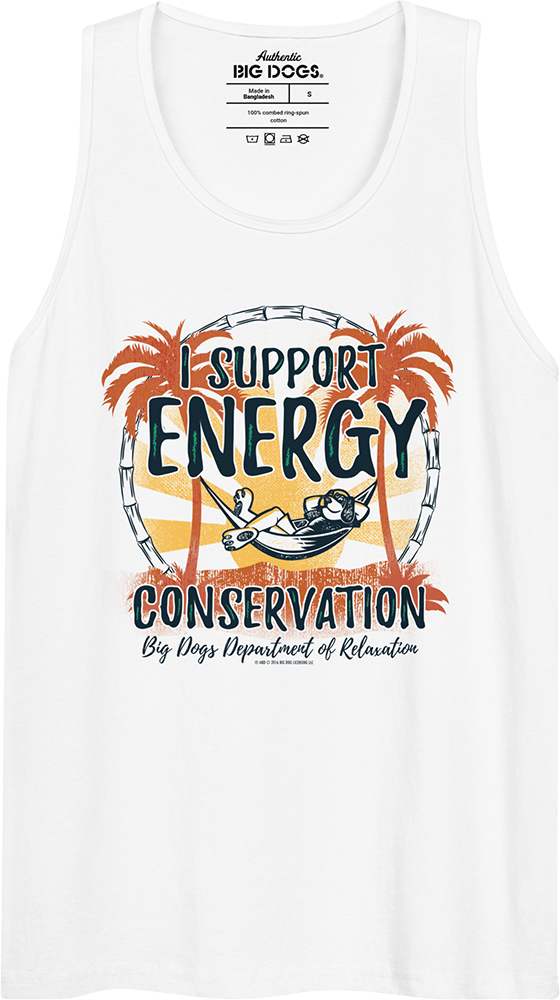 Energy Conservation premium tank top