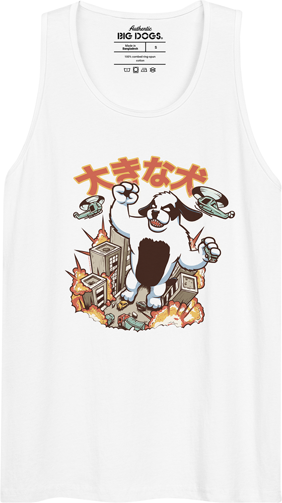 Kaiju Dog premium tank top