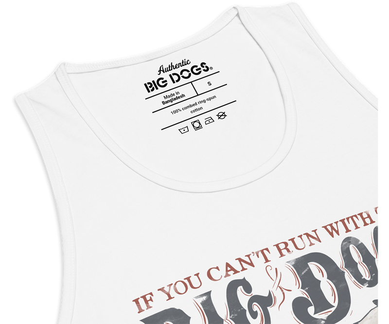 Big dog tank tops hotsell