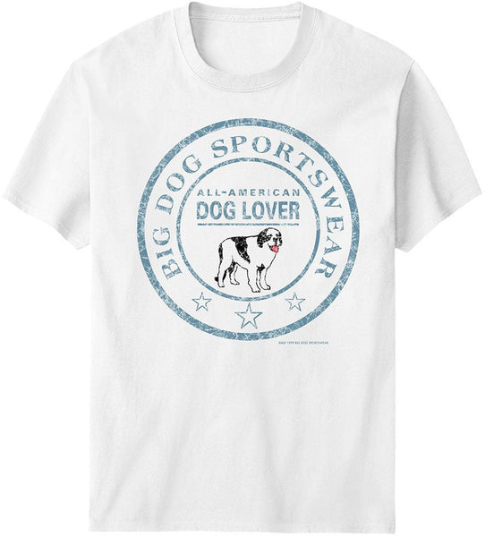 All American Dog Lover T Shirt Big Dogs