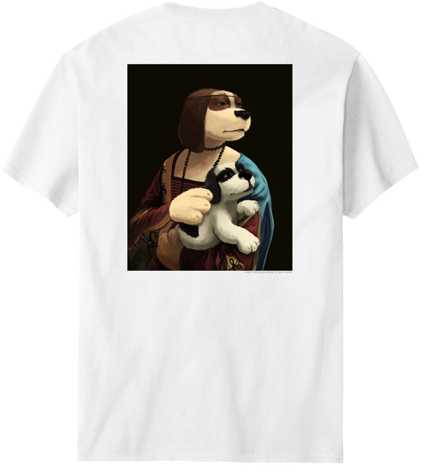 Dog Vinci Lady T-Shirt