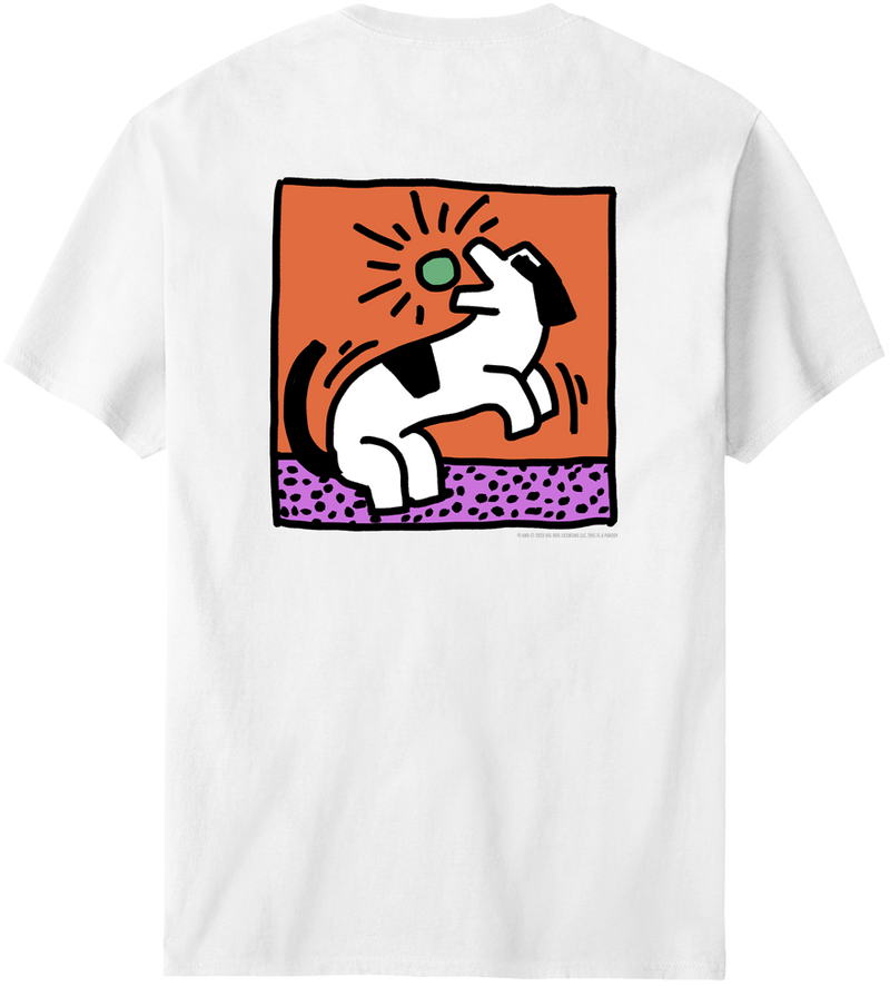 Hair-ing Dog With Ball T-Shirt