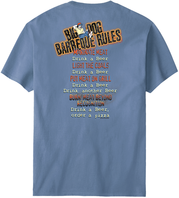 Big Dog BBQ Rules T-Shirt